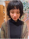 ボブレイヤーラフパーマ