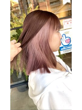 ラーサ(LaHzA) guestsnap●ホワイトピンク/インナーカラー☆