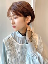 ユーリー(juurii)&nbsp;シースルーバングの耳かけショートボブ