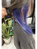 シャルム ヘアー デザイン(CHARME Hair Design) 【W デザイン】　コバルトブルー