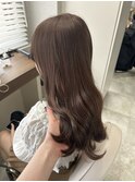 【福岡美容室/小山田】透明感ミルクティーベージュ