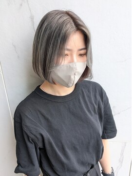 ボアップ(boappu) #シルバーカラー#ホワイトシルバー#ホワイトグレージュ