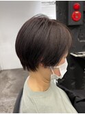 ★#10代20代30代40代#マチルダボブ#前髪#インナーグレージュ