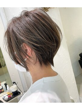 ファイブボックスヘアー 広島(five vox hair) 大人ショート 予防美容ケア