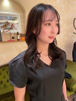 セミロング・暗髪ロング・レイヤー・銀座日比谷有楽町20代30代