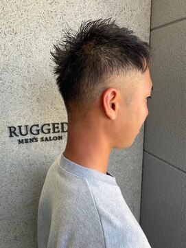 ラギッド 大野城店(RUGGED) ビジネススタイル　すっきりツーブロックカット
