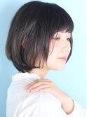小顔美髪イメチェンピンクブラウン切りっぱなしボブショート