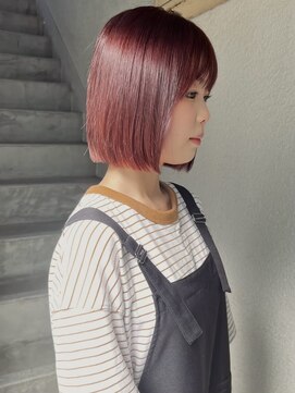 ミニ(mini) bob×ラベンダーピンク