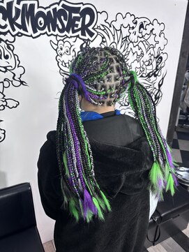 トリックストア(TRICK STORE) アメ村特殊ヘア、ブレイズヘア