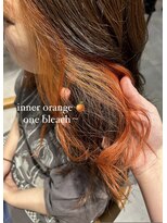 ミント(mint)&nbsp;☆インナーブリーチカラー！オレンジ！！☆
