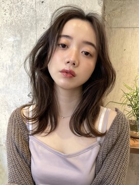 サイン 渋谷(SIGN) ザクザクレイヤーカット巻き方簡単ミディアムロング韓国渋谷