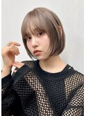 SOGAME-104 大人かわいい/小顔/ミニボブ/グレージュ/レイヤー