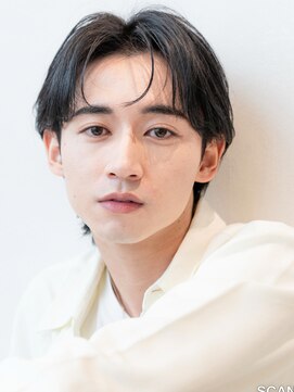 メゾンバイハバナ(maison by HAVANA) メンズカルマパーマ韓国風アッシュブラックマッシュウルフ