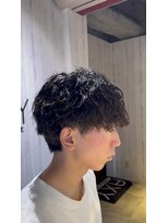 コンパクトウルフ波巻きパーマツイストスパイラルマッシュウルフ