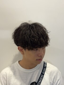 アビー ランシェル(ABEY LENCIEL) 波巻きツイストスパイラルMIX 刈り上げマッシュ