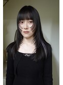レイヤーカット シャギーカット インナーカラー