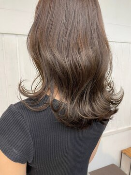 ネウィ 八王子(newi) 髪質改善酸熱トリートメント 艶感グレージュ