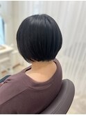 襟足スッキリショートボブ