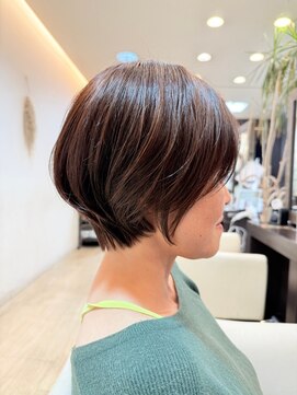 ヴォーチェ フォーヘアー(VOCE for hair) 大人可愛いくびれボブ丸みショートボブカット20代30代40代