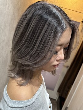 ルーゼン(LUXEN) 【LUXEN】ホワイトグレージュバレイヤージュ