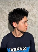 スパイキーショート/メンズパーマ/メンズカット/メンズヘア/眉毛