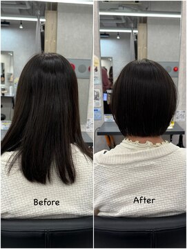 ヘアサロン ドットプラス 町田店(dot. plus) イメチェン！まるみボブ