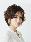 フェイスフレーミング×艶髪ショート