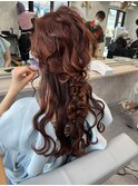 ヘアアレンジ/ヘアセット/お呼ばれヘア