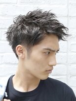 フィフス トウキョウ (fifth TOKYO) 渋谷メンズスパイキーショートフェザーパーマ刈り上げショート