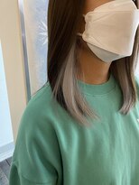 ヨルプラスディ(yoru+D)&nbsp;インナーカラー　ホワイト