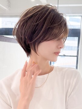 ロンドエニカ 大宮(Lond enika) グランマッシュ/細めハイライト/ショート/白髪ぼかし/前髪☆41