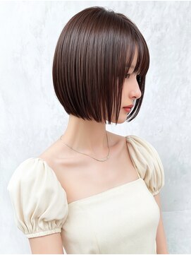 ロンドヴァリー 渋谷店(Lond vallee) あごライン×こっくりブラウン