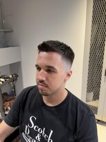 フランクスバーバーザスタンド(Frank’s barber the stand)&nbsp;ラルフカール×スパイキーショート×フェザーパーマ飯田橋F