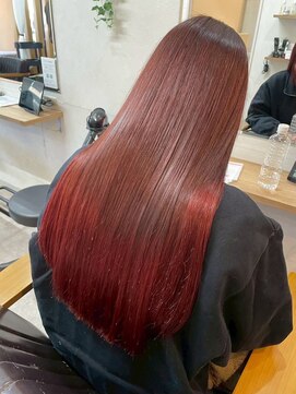 ベリテ 津田沼駅前店(verite) 黒髪カタログ/クラゲヘアー/オリーブグレー/津田沼駅前