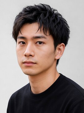 ティアトロアンドリミテバイティアトロ(teatro&limite by teatro) アップバング ベリーショート メンズショート メンズカット 30代