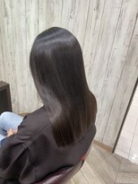 アース 三田南ウッディタウン店(HAIR&MAKE EARTH)&nbsp;髪質改善カラーストレート
