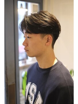 メルト 吉祥寺(melt) 早坂/毛流れパーマ 吉祥寺 ツーブロック フェザーパーマ