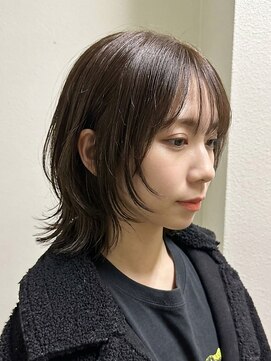 インデペンデンス(independence) ミニボブレイヤー×アッシュグレージュ