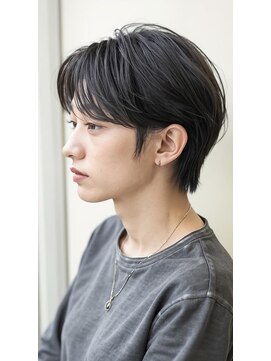 アーツ 茅ヶ崎(arts) ショートカット20代30代40代前髪あり面長丸顔ショートボブ
