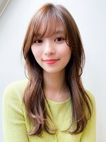 モッズヘア 足利(mod'hair) 髪質改善◎ココアブラウン×くびれヘア30代40代春カラー
