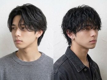 グロウ 天神店(growth)の写真/【メンズのトレンド発信☆】周りと一歩差を付けるパーマなら"growth"[韓国/ニュアンスパーマ/波巻きパーマ]