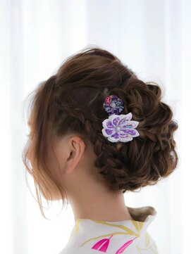 バレッタ(Barretta by neolive) 《Barretta/蒲田95》☆浴衣・着付け☆サイド編み込みアレンジ☆