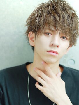 リップスヘアー 銀座(LIPPS hair) ゆるツヤウェーブツーブロックネープレスパーマスマートマッシュ