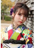 最新成人式ヘア♪ナチュラルだけどオシャレに☆着物に合うセット
