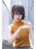 オースティン 錦糸町(AUSTIN)&nbsp;AUSTIN バレイヤージュ×大人カワイイくせ毛風ショート