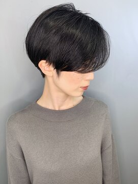 ラウンジ モリオ イケブクロ(Lounge MORIO Ikebukuro) 【morio池袋】大人可愛い前下がり透け感ショート♪