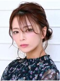 大人可愛いまとめ髪アレンジ