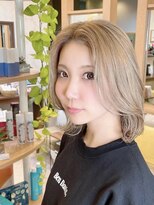 ヘアメイク ミチ 富田店(HAIRMAKE MICHI)&nbsp;【MICHI 富田店　古作蓮】プラチナベージュ