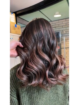 ラフ(LAFF) #黒髪#ボブルフ#ネビージュ#小顔#ワンレン