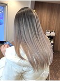 バレイヤージュ/ストレートstyle